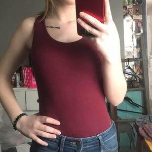 Maroon Bodysuit